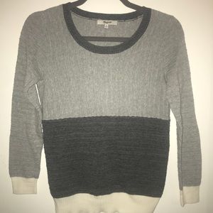 Madewell gray sweater